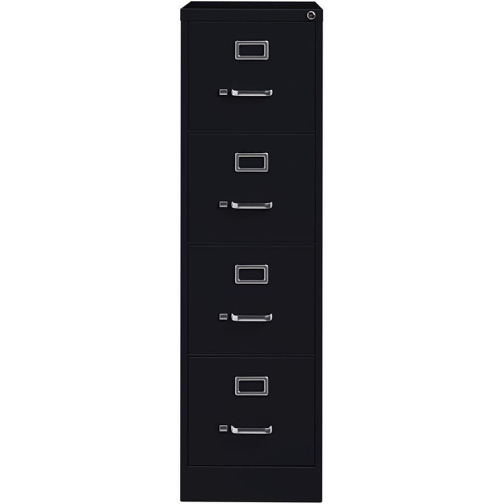 Black 4-Drawer Metal Vertical Filing Cabinet Z41758