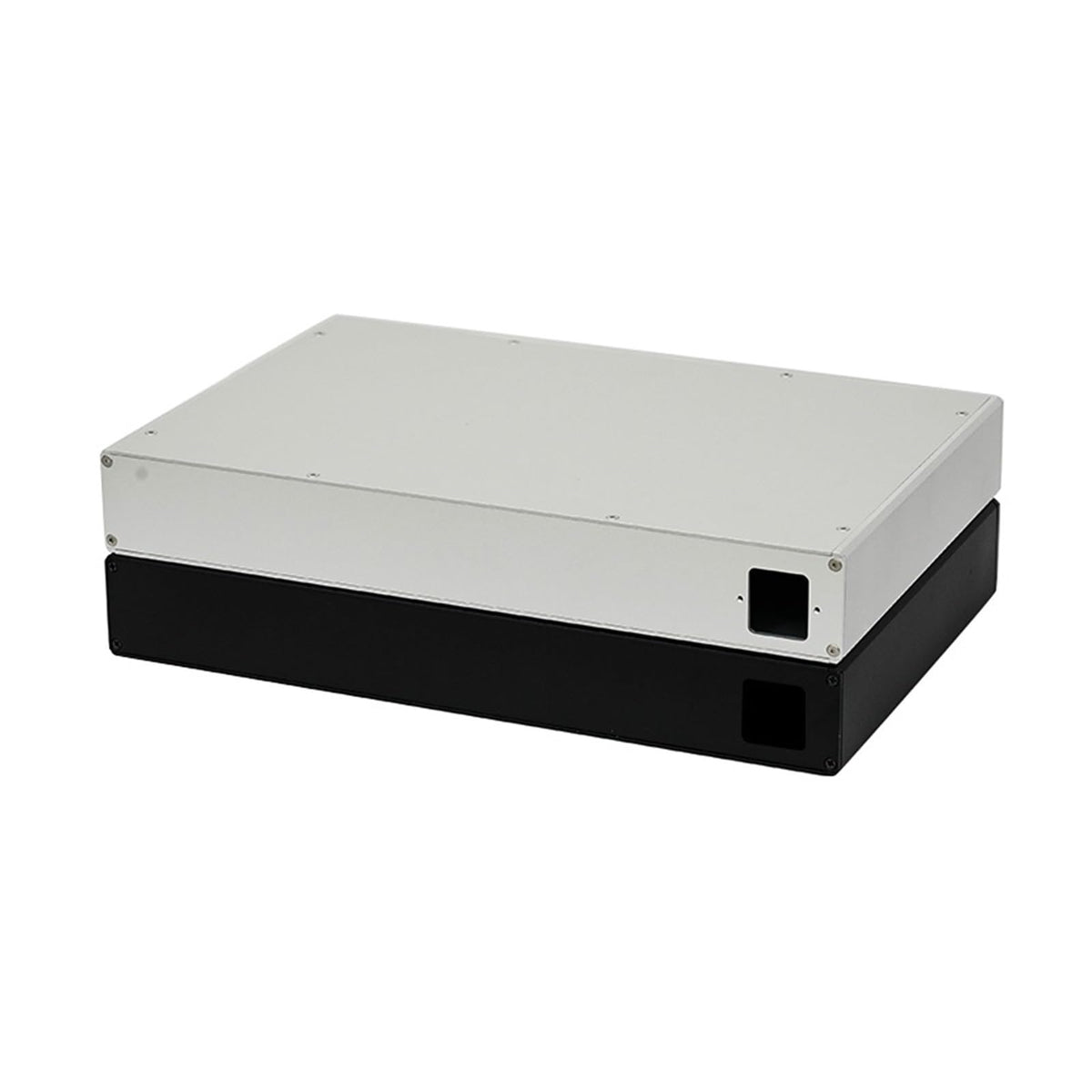 All Aluminum Amplifier Case Headphone Amp Audio Preamplifier Chassis Box Black Blank P94509