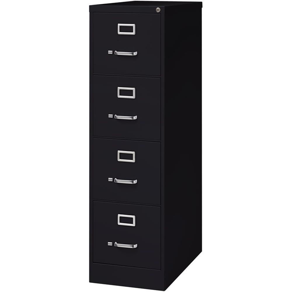 Black 4-Drawer Metal Vertical Filing Cabinet Z41758