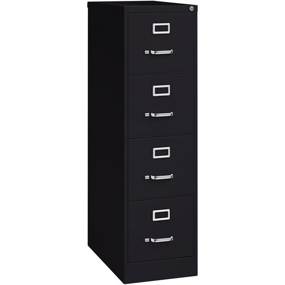 Black 4-Drawer Metal Vertical Filing Cabinet Z41758