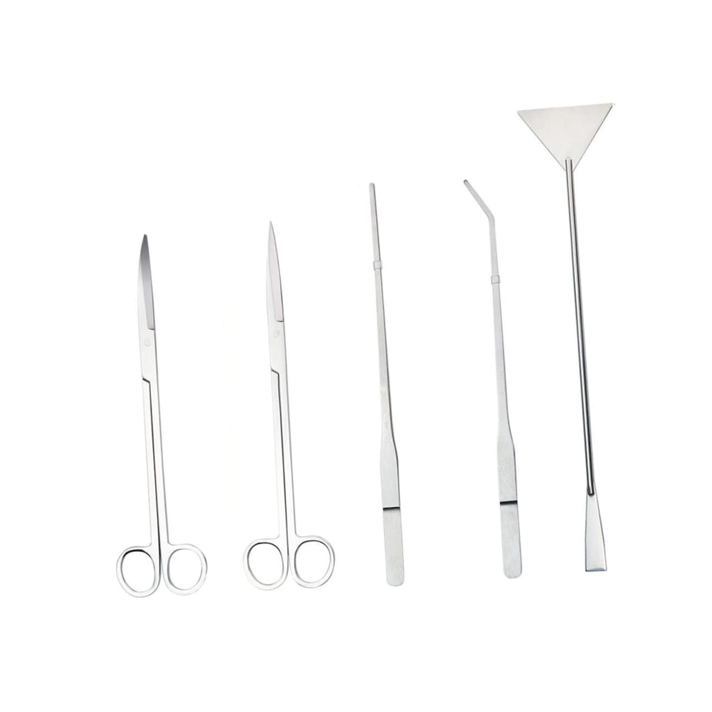 Aquarium Aquascaping Kit with 5pcs Stainless Steel Tweezers N147573