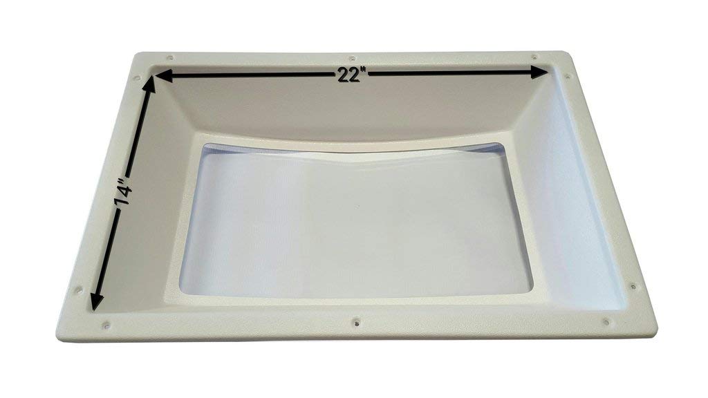 14" X 22" Clear Inner Dome I102208
