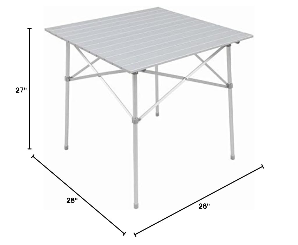 Aluminum Roll-Top Camp Table D44269