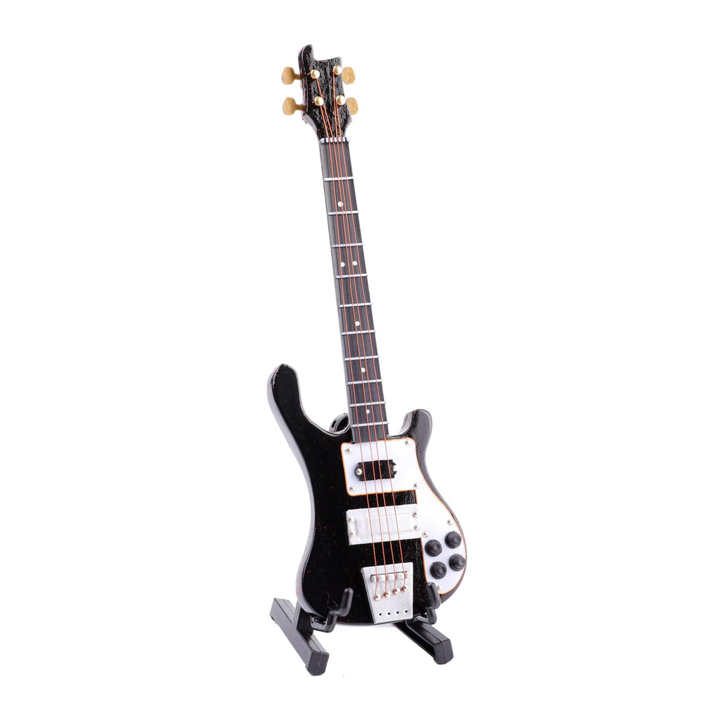 Miniature Electric Bass Guitar with Stand and Case G6769