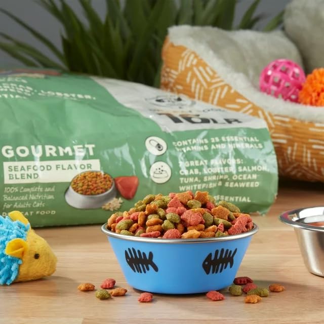 Seafood Flavor Dry Cat Food 16 X82088