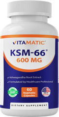 Ashwagandha Root Extract 600mg 60 Veggie Caps O985706