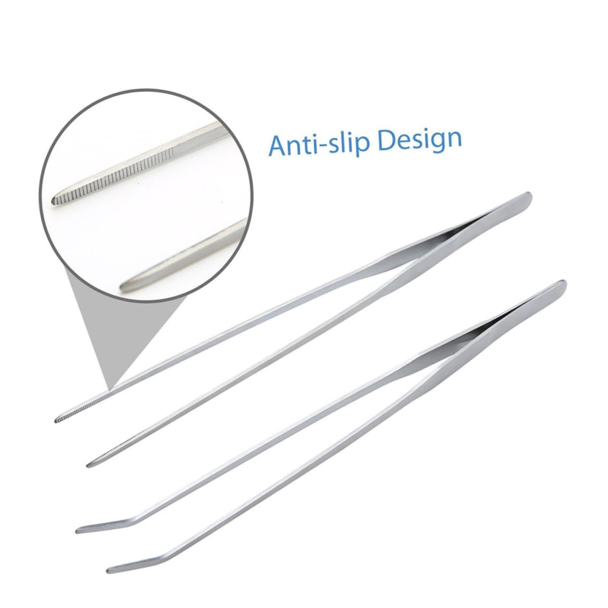 Aquarium Aquascaping Kit with 5pcs Stainless Steel Tweezers N147573