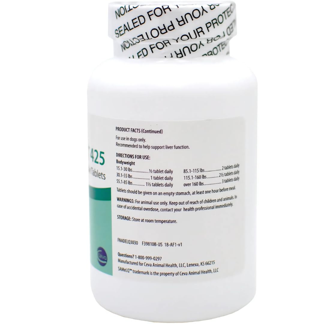 Chewable Tablets for Dogs and Cats 425 mg 60 ct O15617