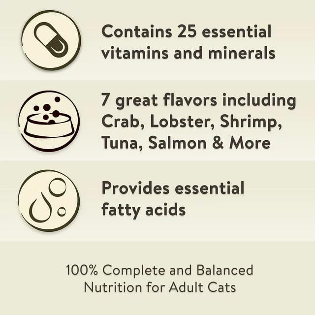 Seafood Flavor Dry Cat Food 16 X82088