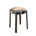 Round Stackable Stainless Steel Microfiber Leather Stools I83941