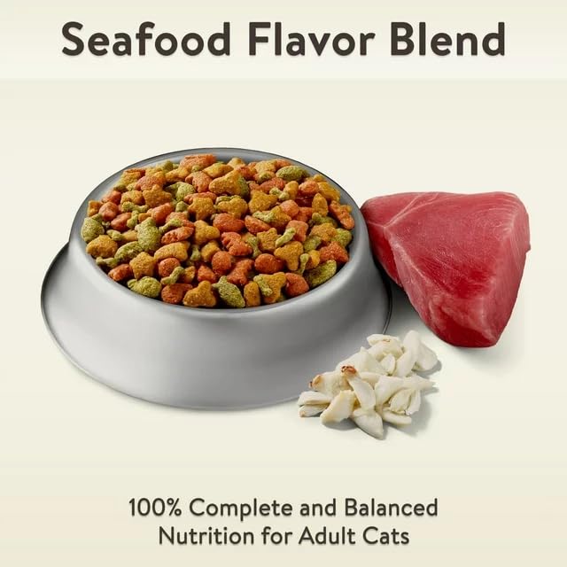 Seafood Flavor Dry Cat Food 16 X82088