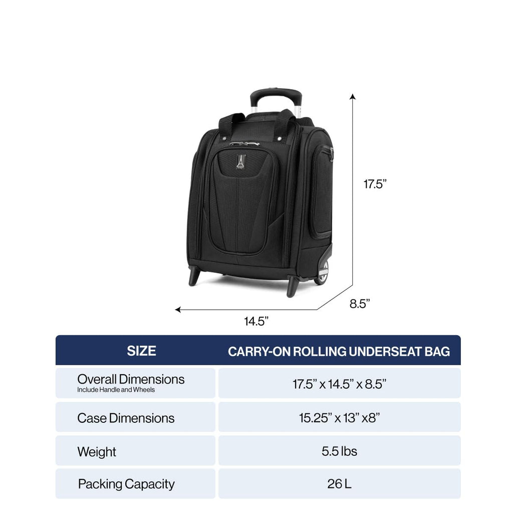Black Softside Carry-On Underseat E663106