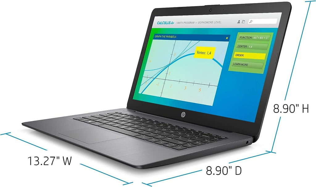 14-inch Laptop, Intel Celeron N4000, 4 GB RAM, 64 GB eMMC, Brilliant Black S187