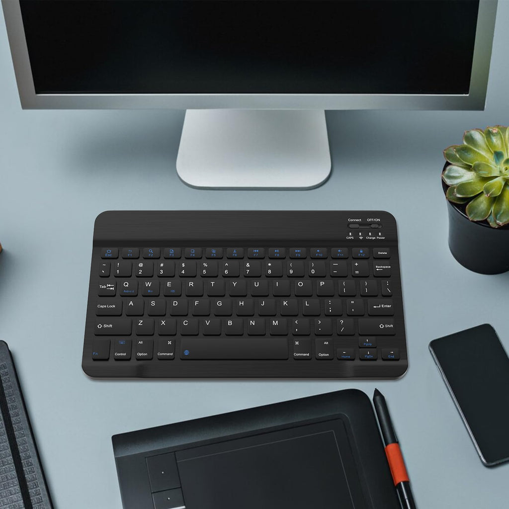 Black Rechargeable Bluetooth Keyboard and Mouse Combo X116
