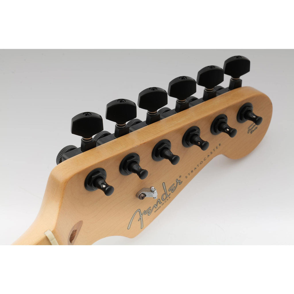 Black 6 Inline Locking Guitar Tuners Set C663