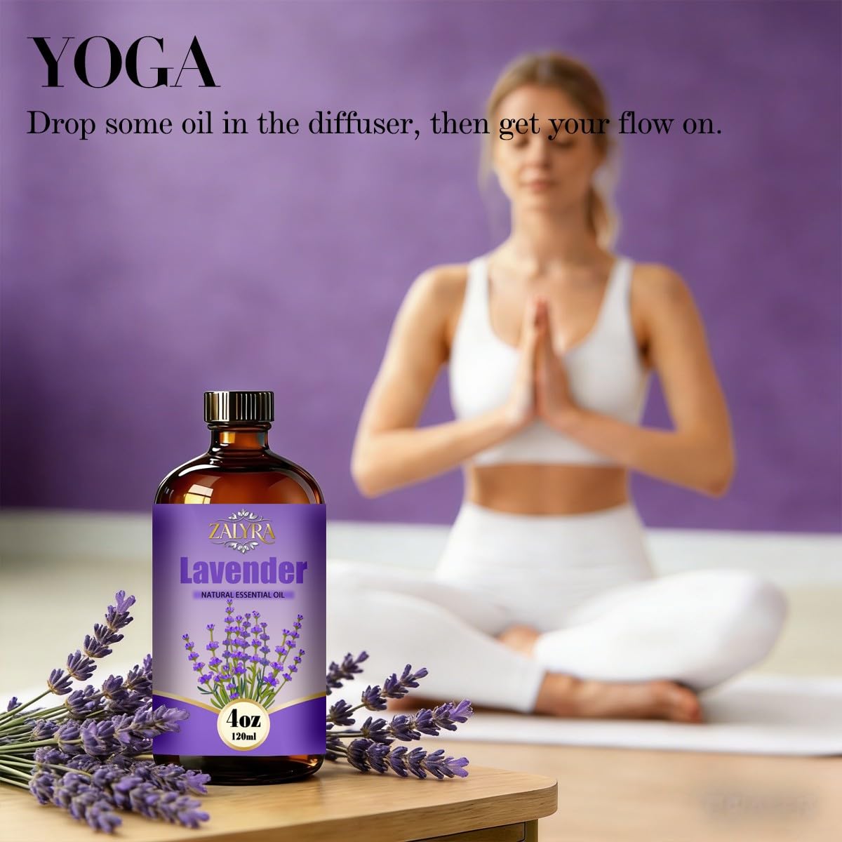 Lavender&Peach Essential Oil 4 Fl Oz+0.33 Fl Oz F4672