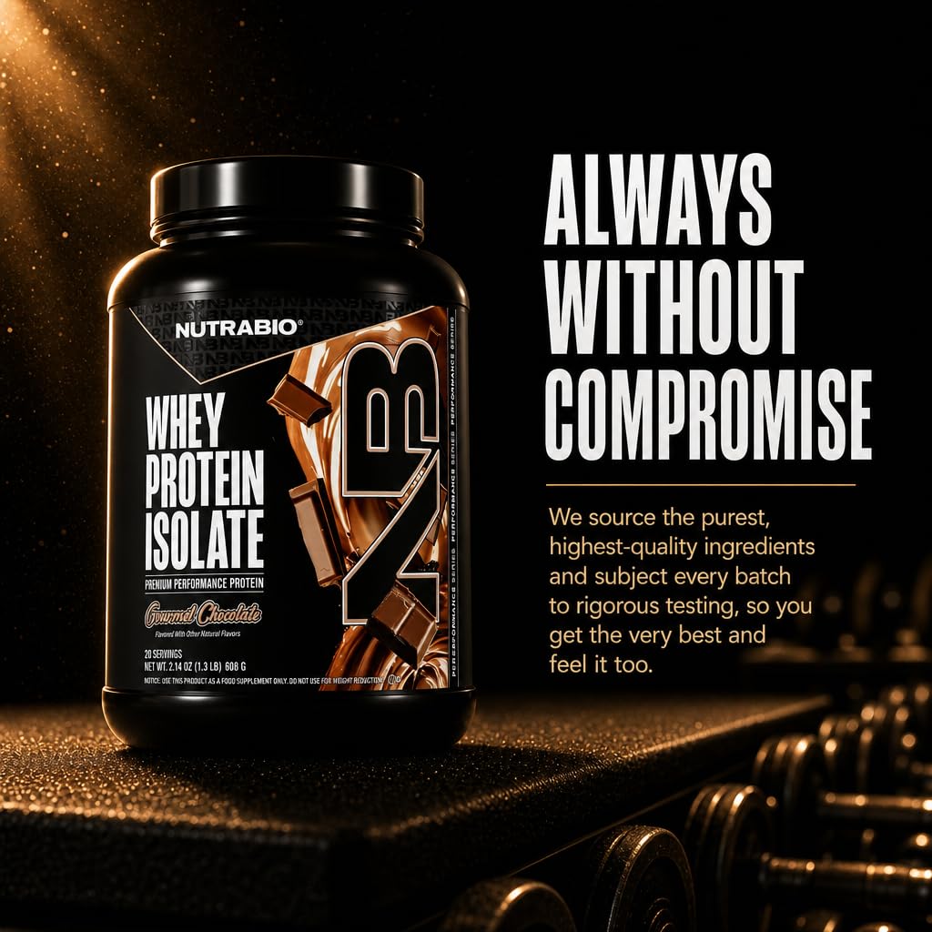 Whey Protein Isolate Powder, 25g Protein, Non-GMO, Gourmet Chocolate, 20 Servings T98140
