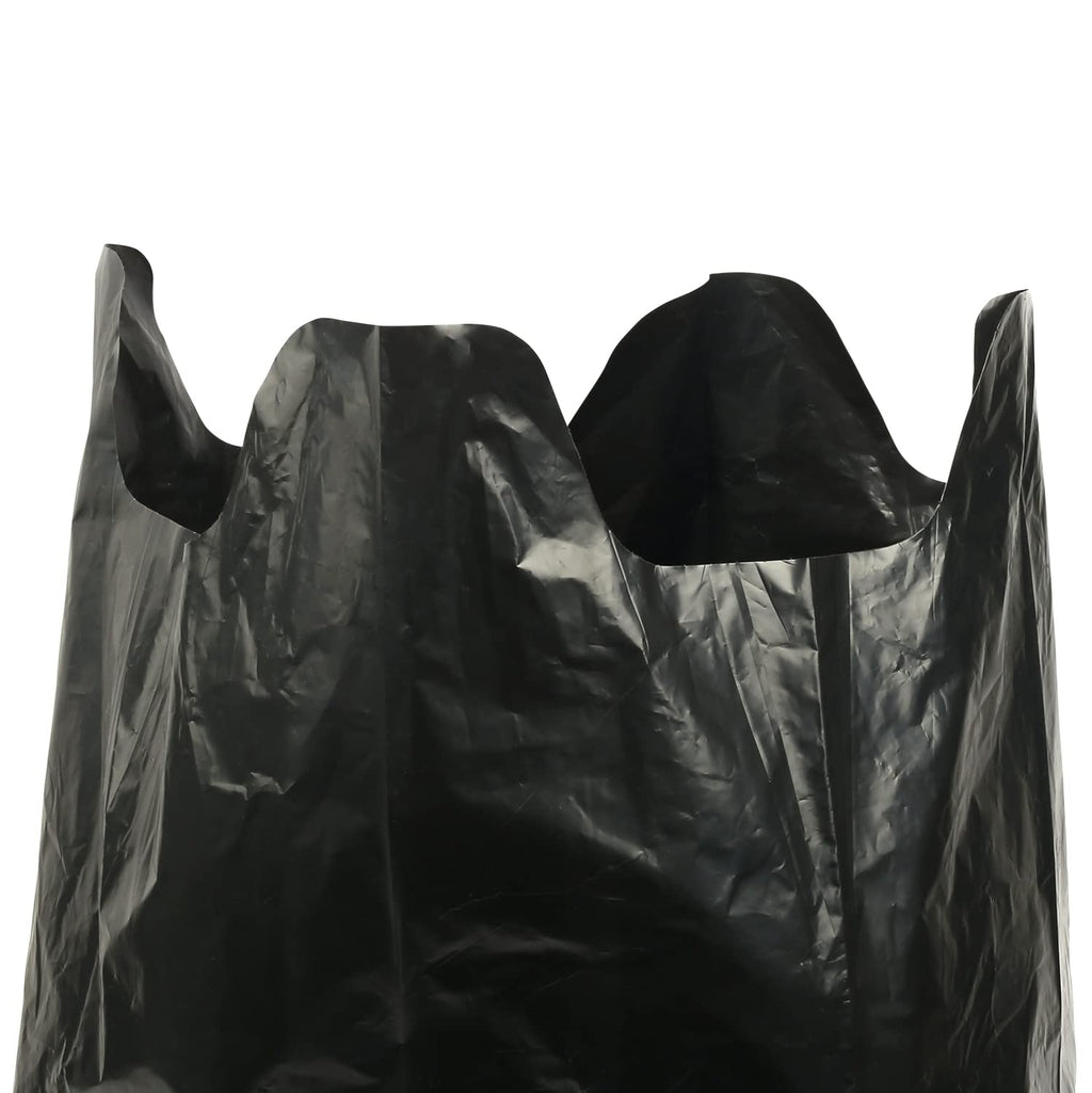 42 Gallon 4 MIL Black Heavy Duty Trash Bags Pack of 128 F298