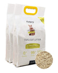 Natural Soy Tofu Cat Litter, Clumping, Flushable, Unscented, 2 Pack F712