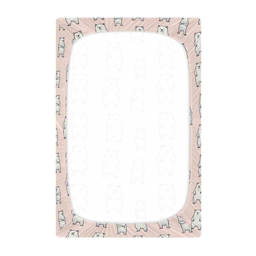 Soft Breathable Microfiber Crib Sheet, Standard Size 28in x 52in N278