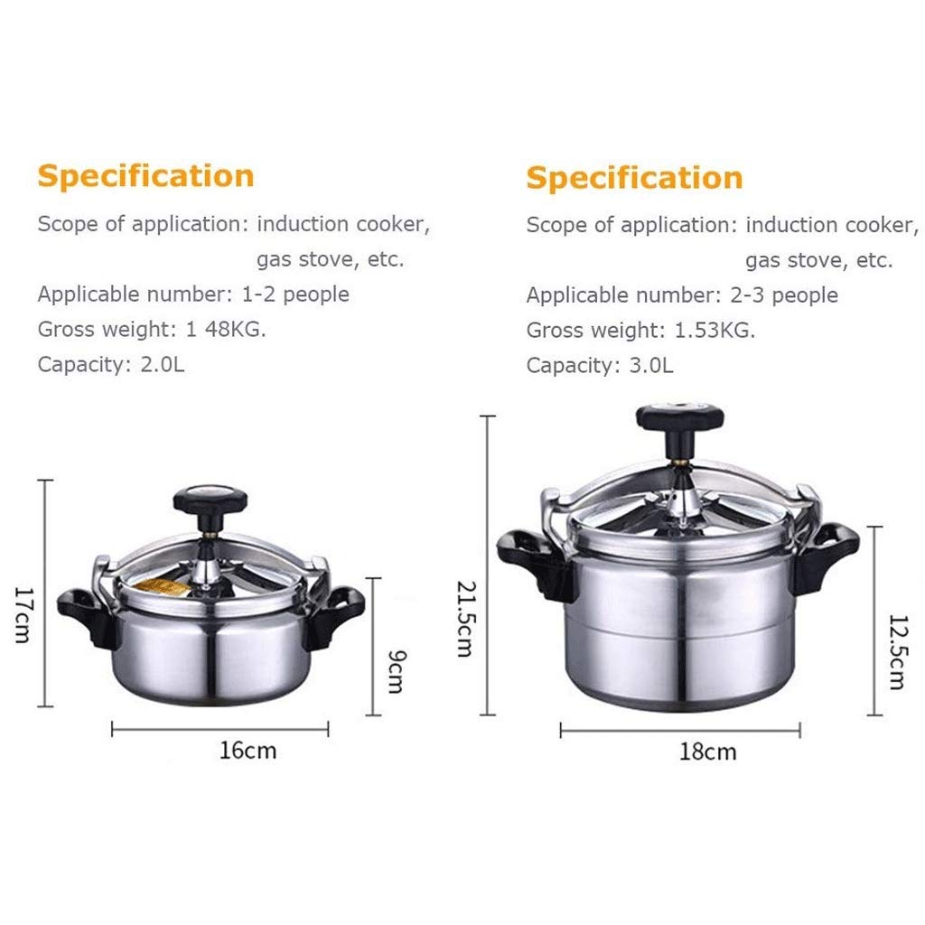 Aluminum Non-stick Pressure Cooker 2L O277
