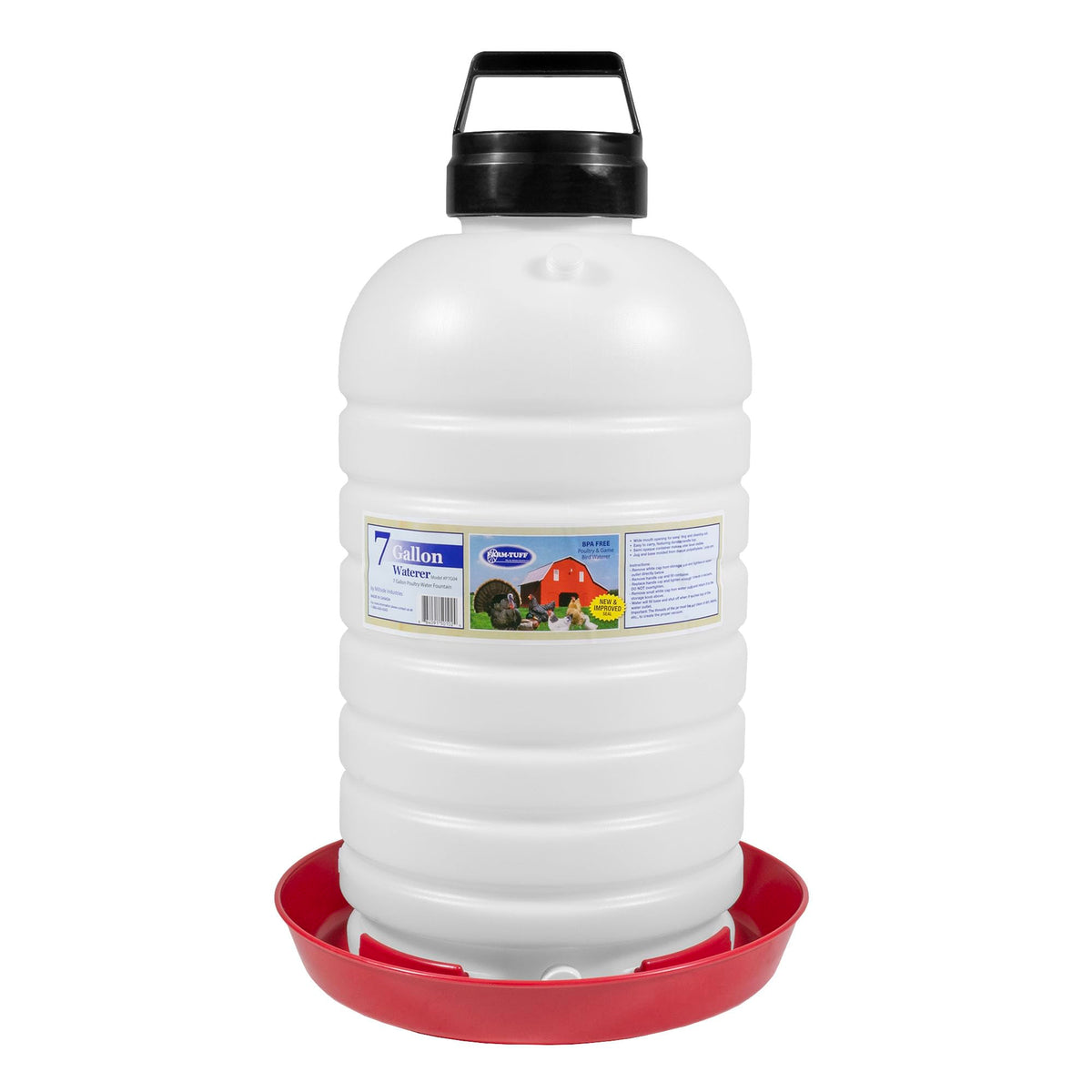 7 Gallon BPA-Free Plastic Hanging Chicken Waterer A62068