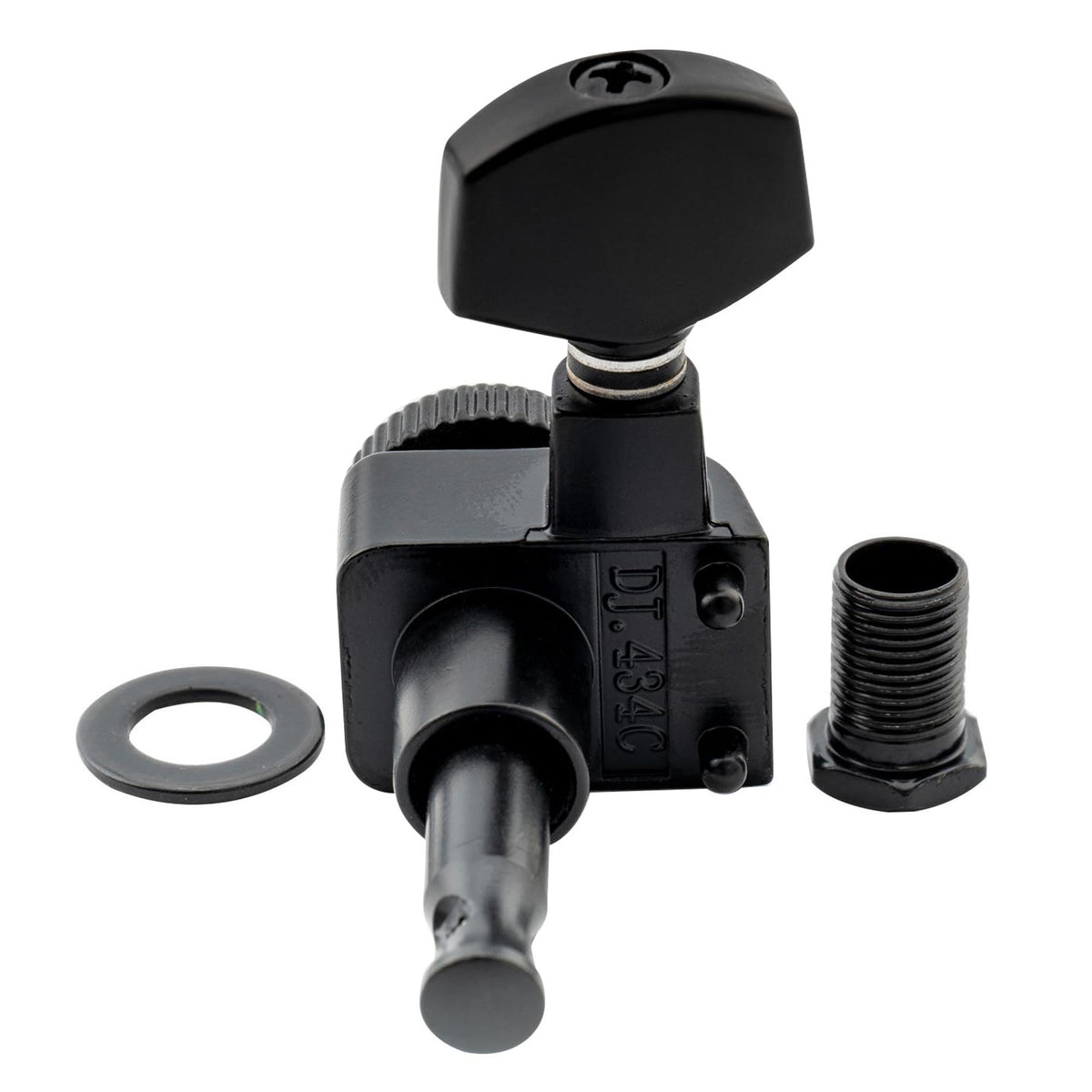 Black 6 Inline Locking Guitar Tuners Set C663