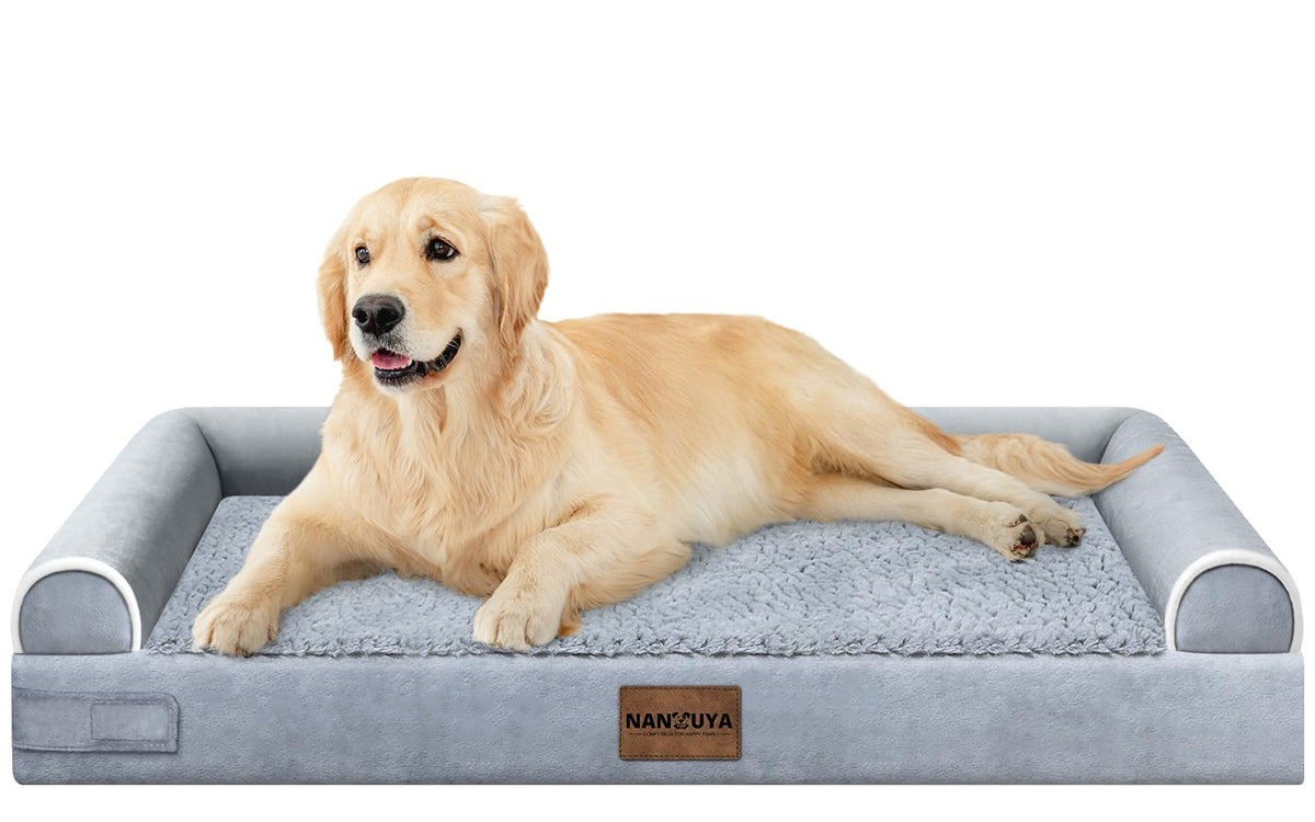 Light Grey 36 x 27 Inch Orthopedic Dog Bed S99555