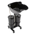 Portable Shampoo Bowl with Electric Pump, Adjustable Height, Dual Bucket Design A769384