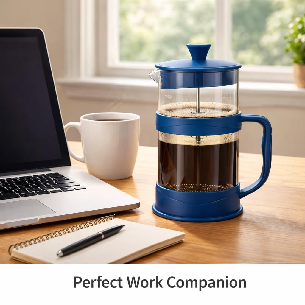 1L Glass French Press Coffee Maker H468