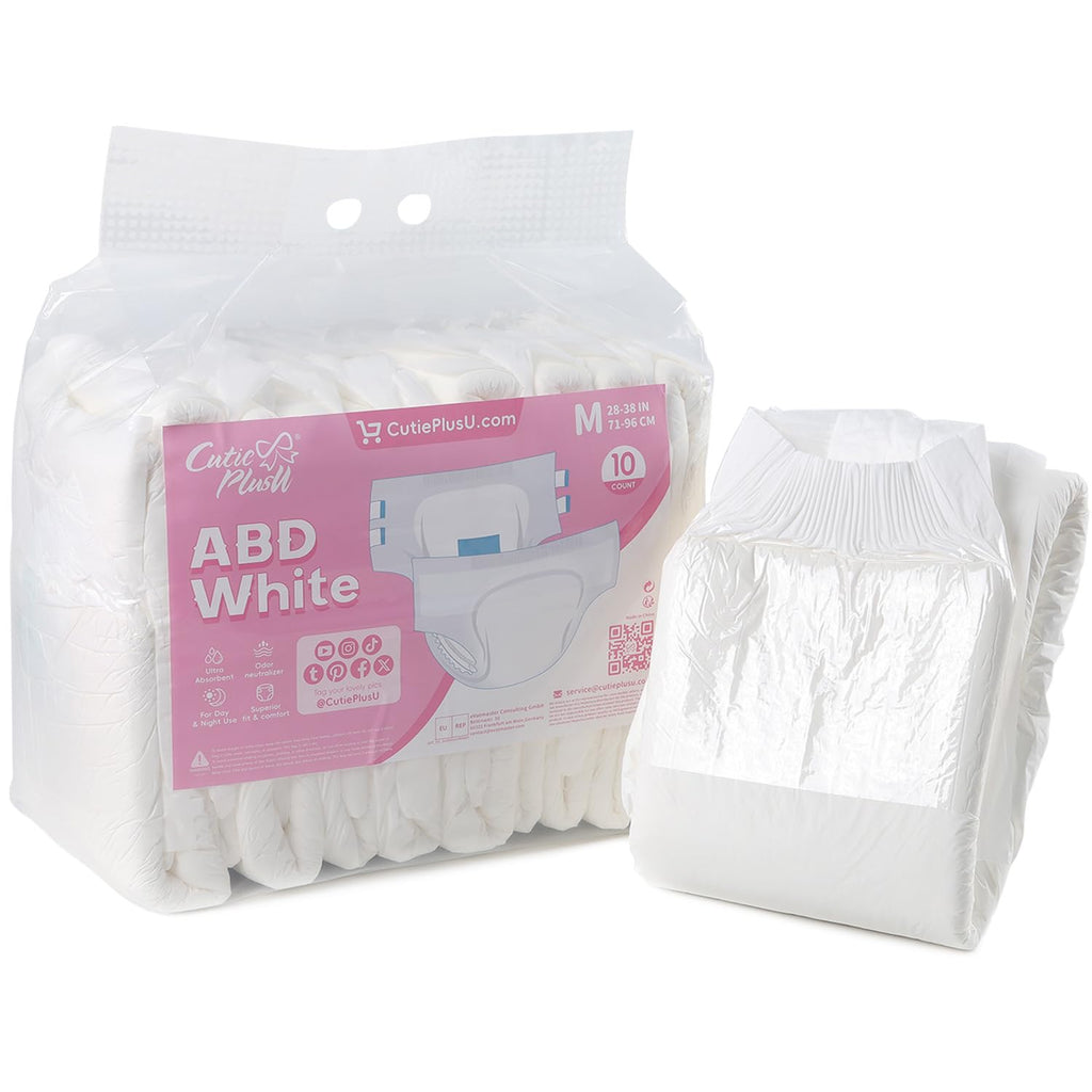 Diaper 10 Pieces Protective Underwear White 28"-38" R440619