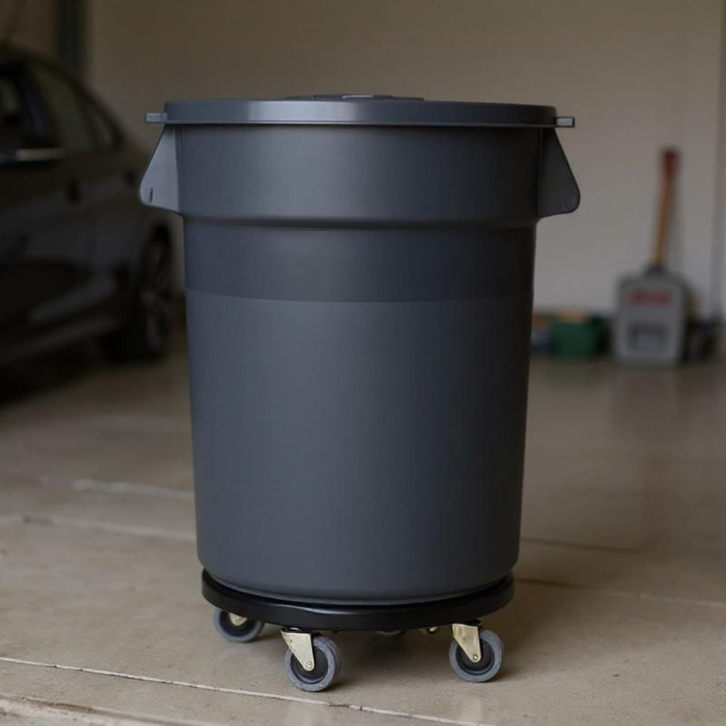 32 Gallon Outdoor Trash Can with Wheels P44389