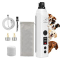 White 2-Speed USB Rechargeable Dog Nail Grinder Q424501