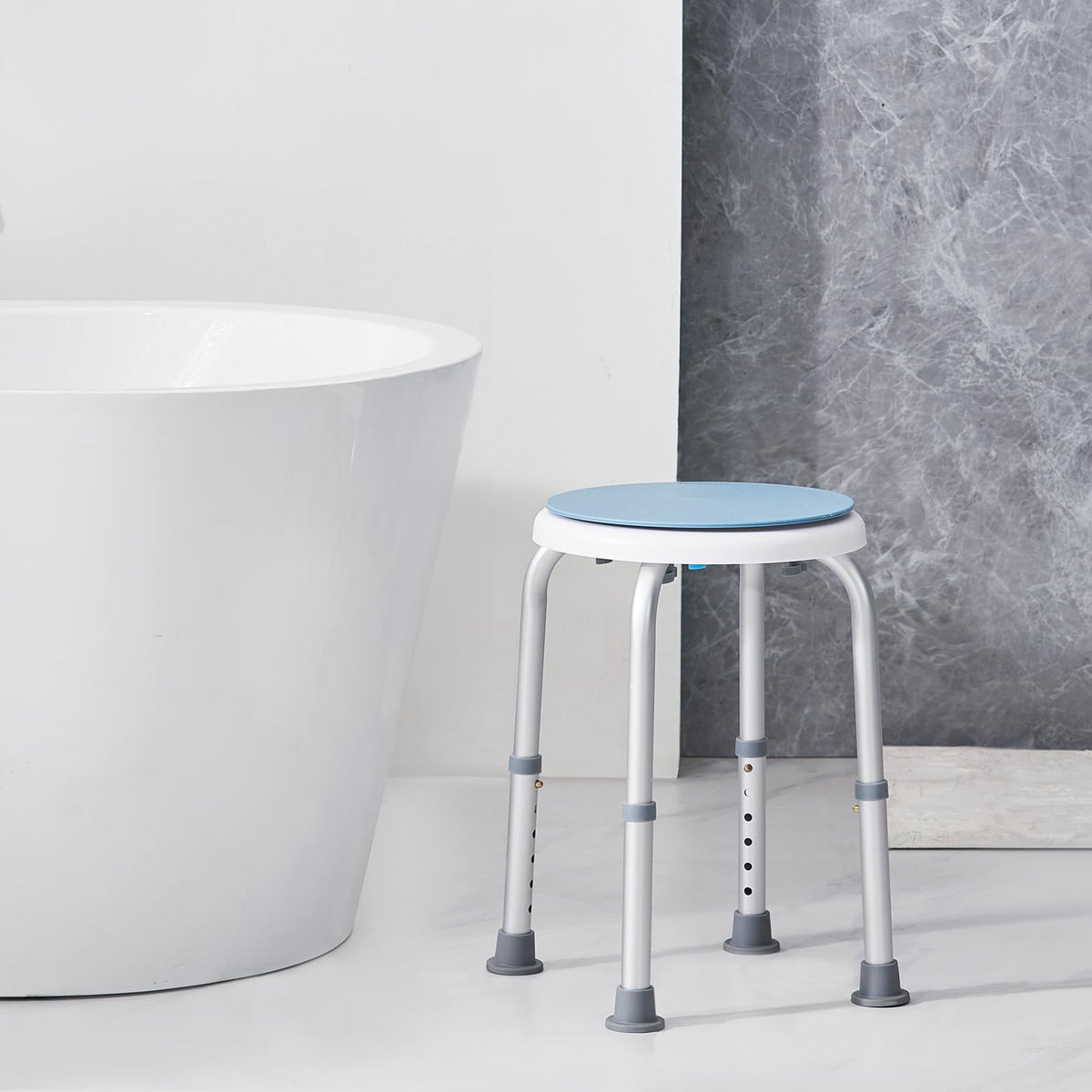 Adjustable Non-Slip Shower Chair 300 lbs Capacity G616649