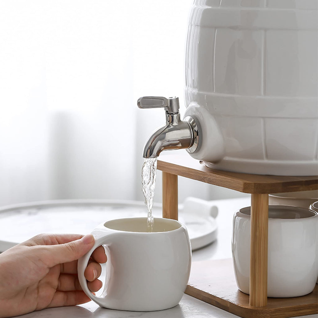 Ceramic Water Dispenser with Stainless Steel Spigot S81094