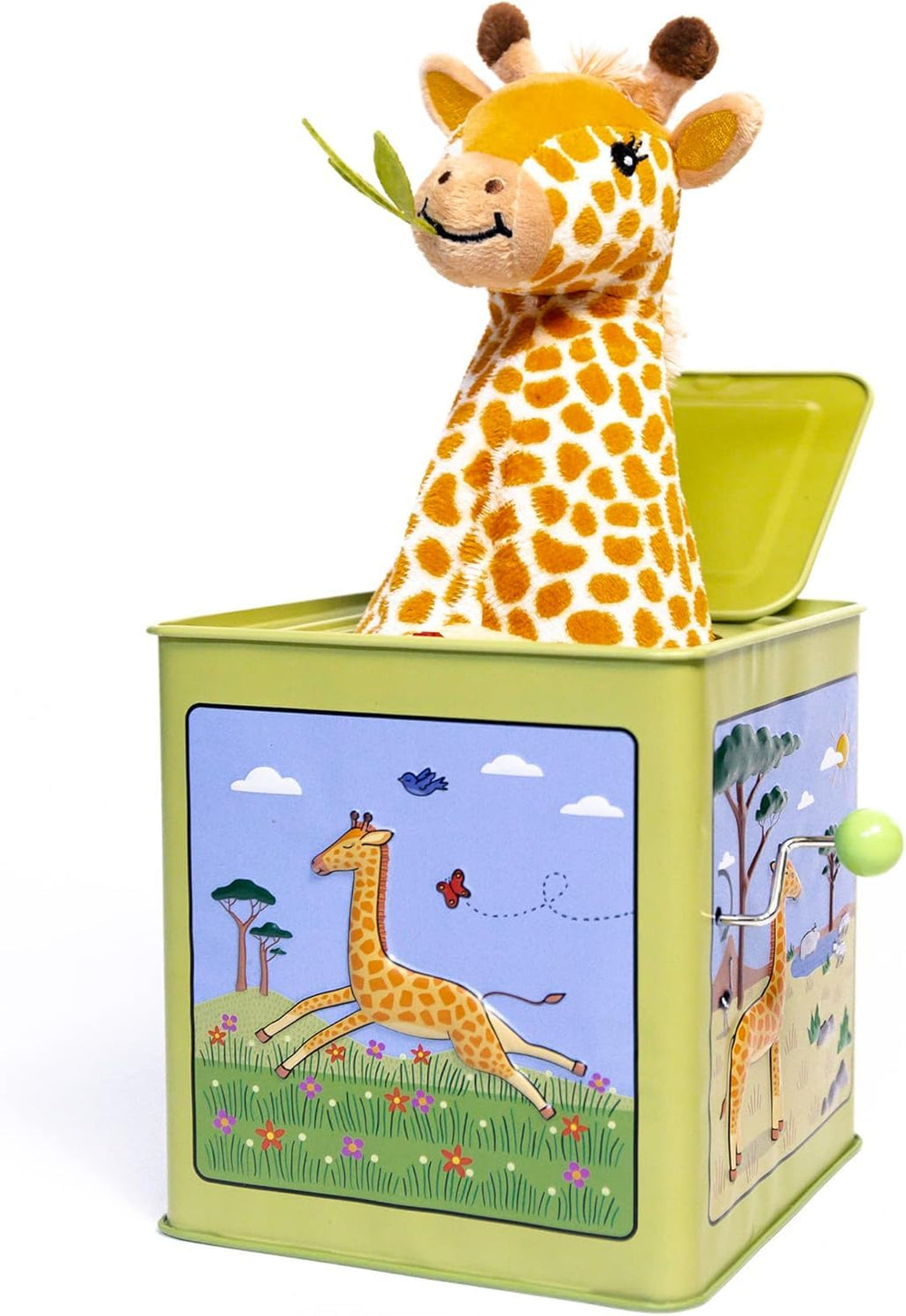Giraffe Jack in the Box Tin Musical Toy O989009