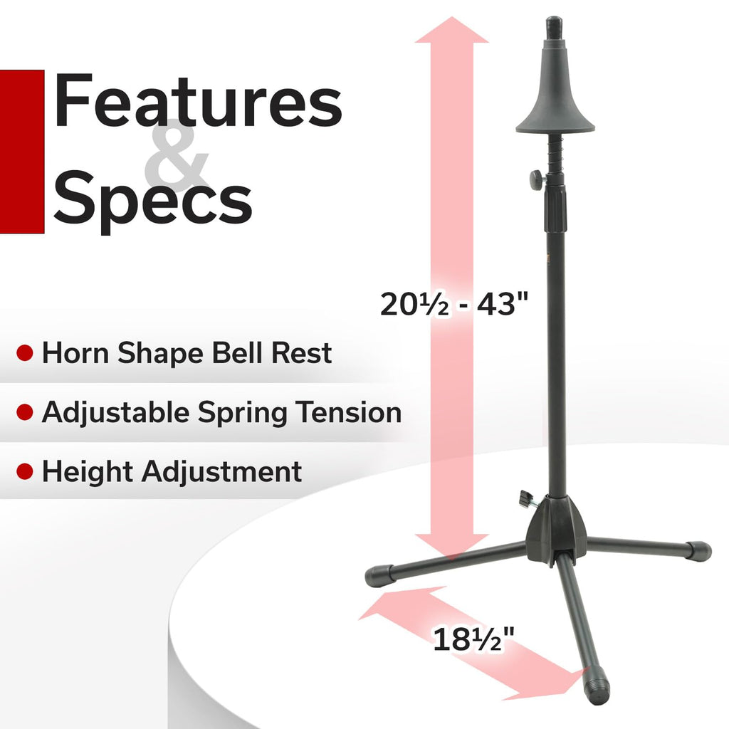 Trombone Stand with Tripod Base D283