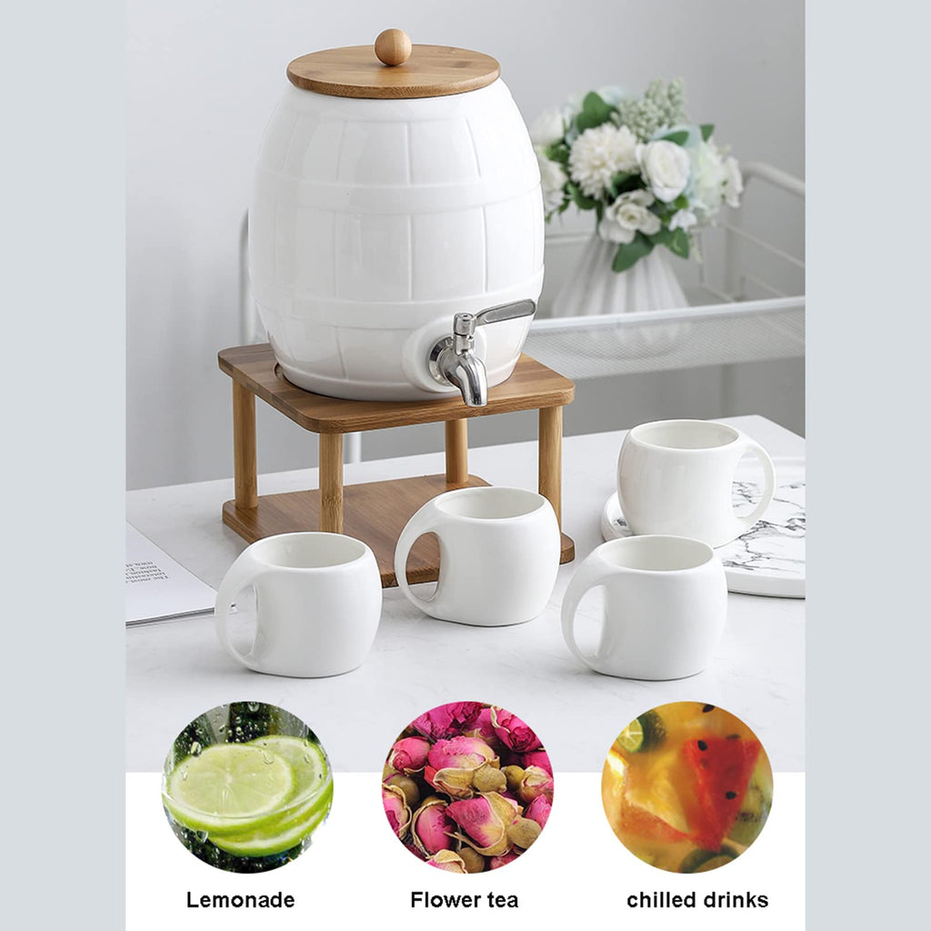 Ceramic Water Dispenser with Stainless Steel Spigot S81094