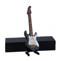 Miniature Electric Guitar Replica with Stand and Case K16872