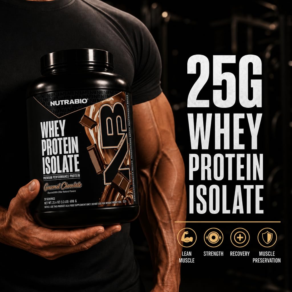 Whey Protein Isolate Powder, 25g Protein, Non-GMO, Gourmet Chocolate, 20 Servings T98140