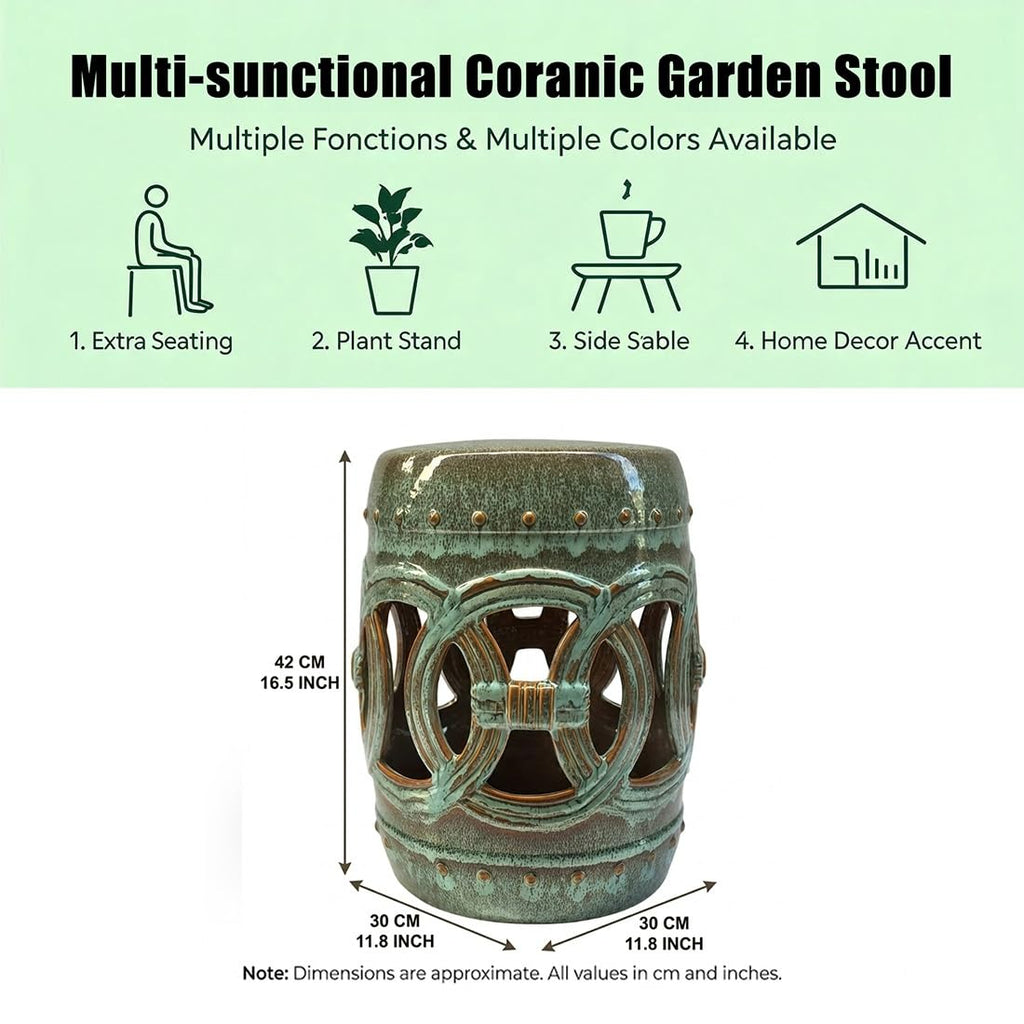 Ceramic Garden Stool E44242