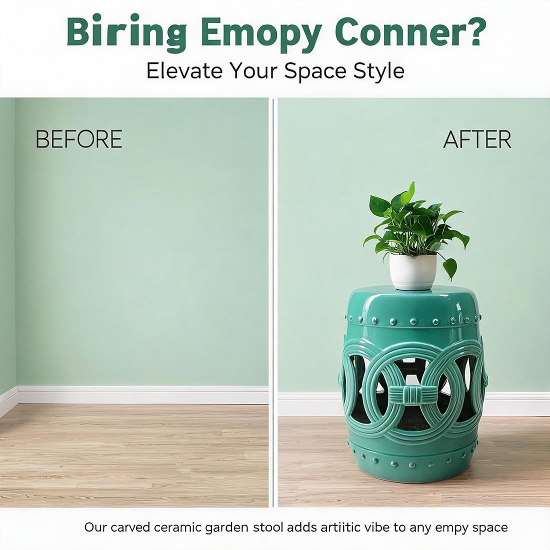 Ceramic Garden Stool E44242