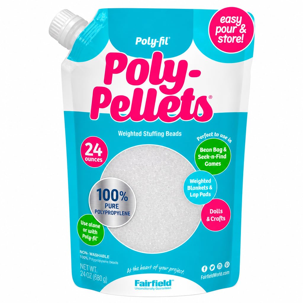 Polyester Weighted Stuffing Beads 24-Ounce Bag Y8657