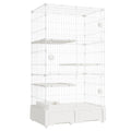4 Tier Indoor Cat Enclosure with 3 Jumping Platforms Y198