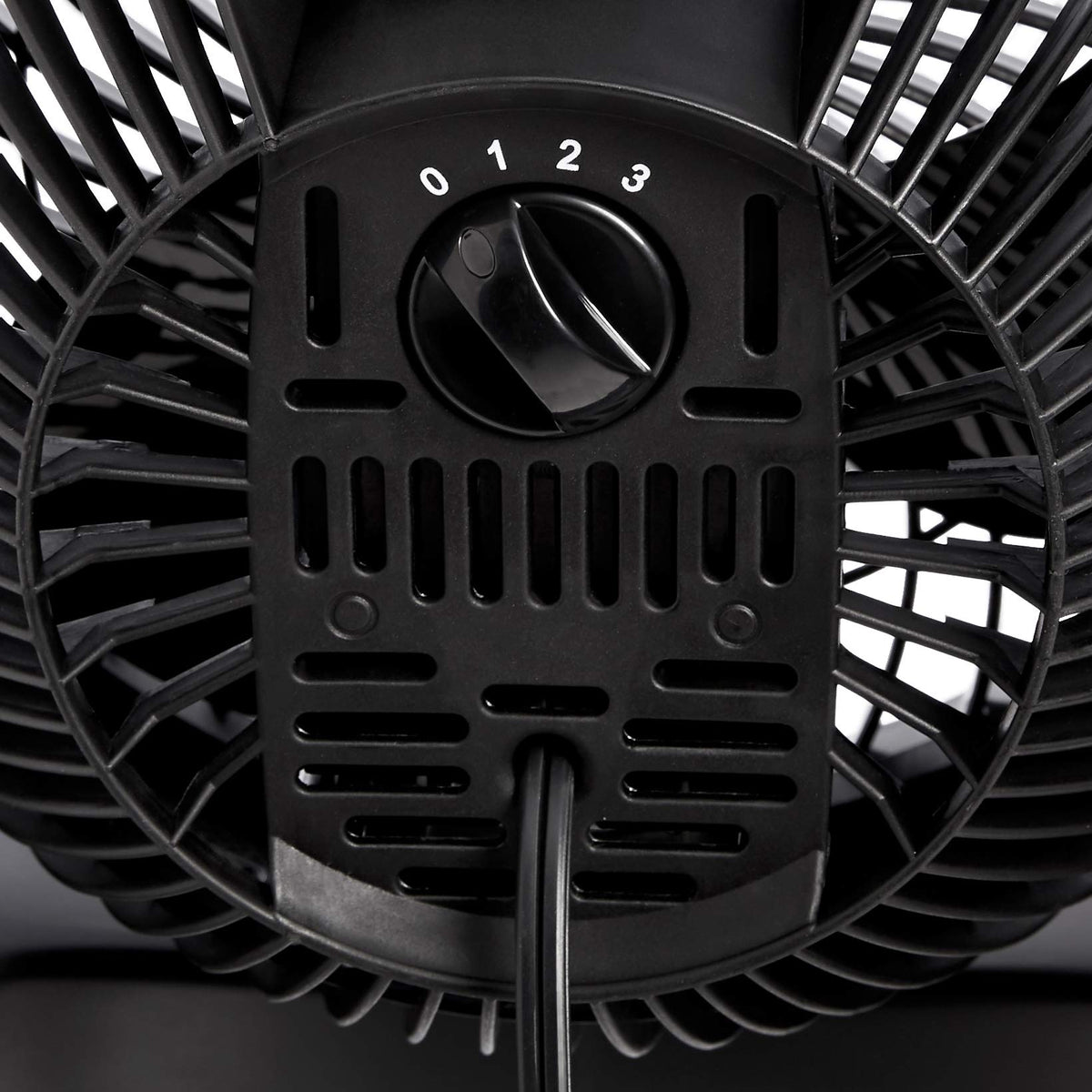 Black 3 Speed Air Circulator Desk Fan M62010