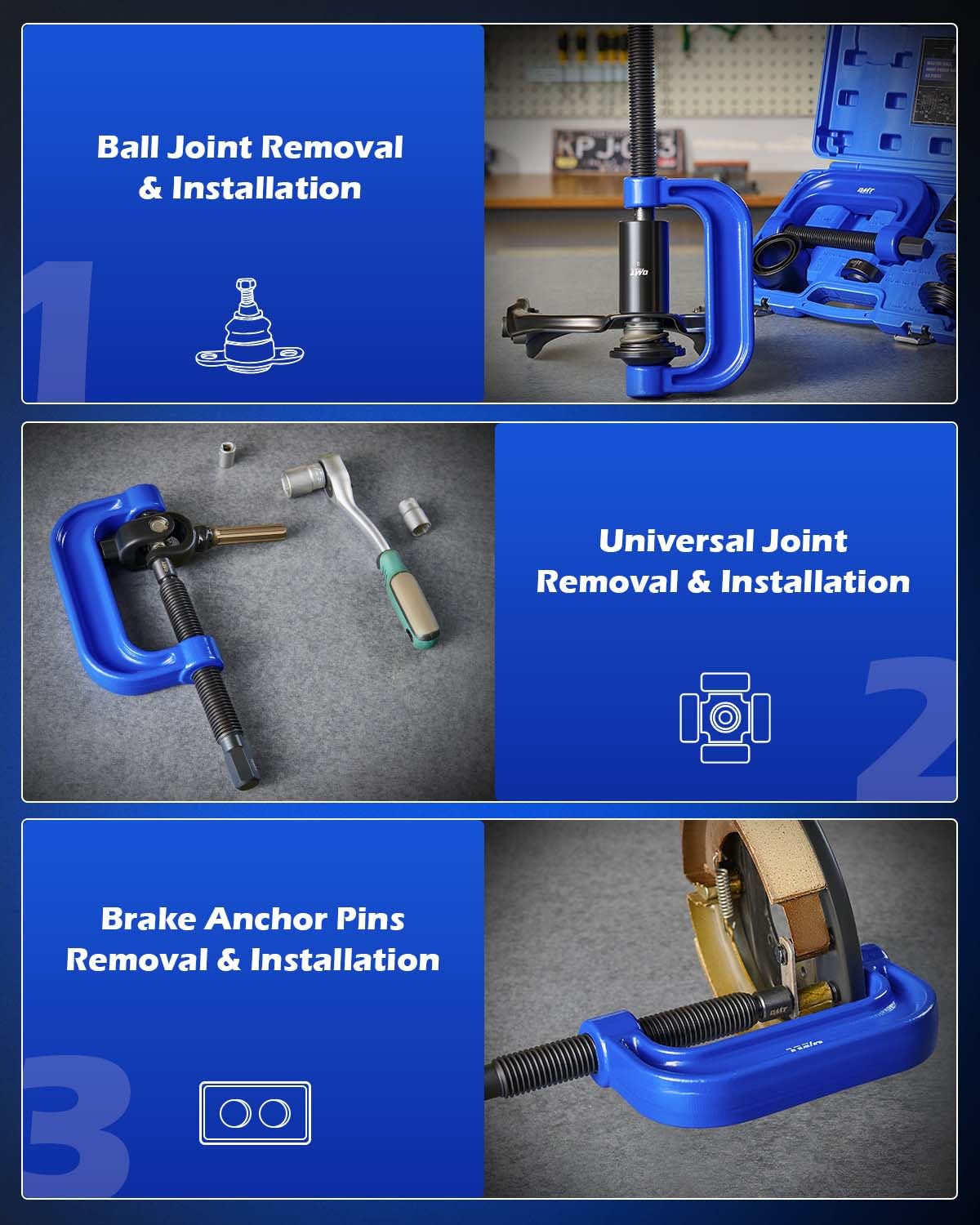 Ball Joint Press Kit with 4x4 Adapters N8371
