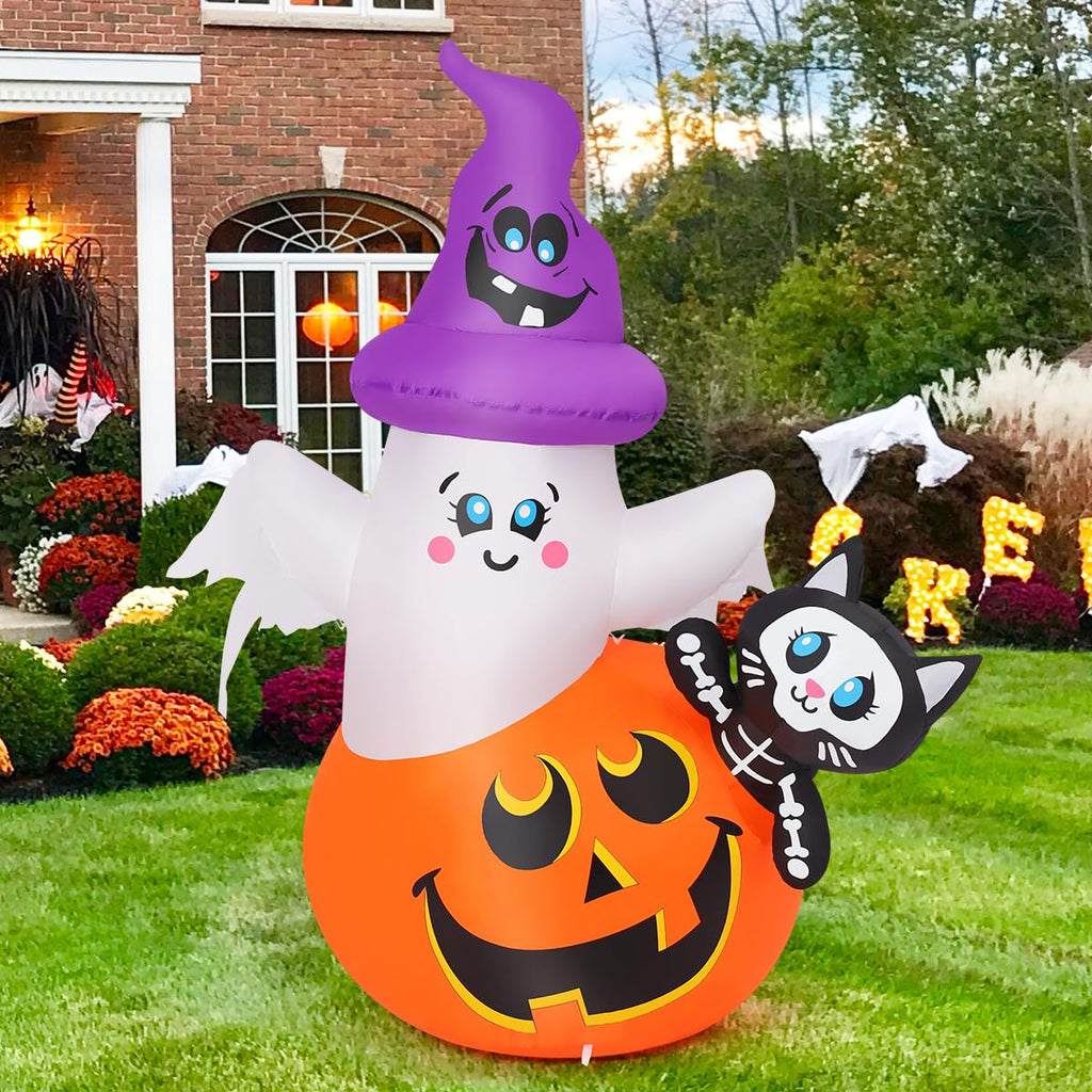 5 FT Halloween Inflatables with Built-in LEDs F237