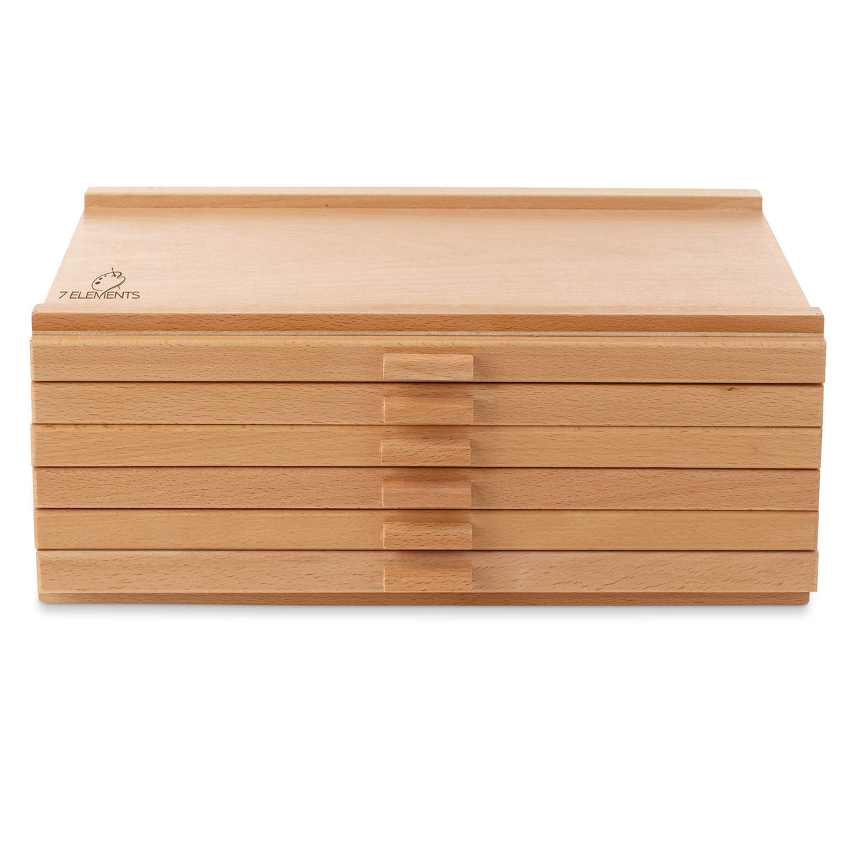 6 Drawer Wooden Artist Storage Box Z18570