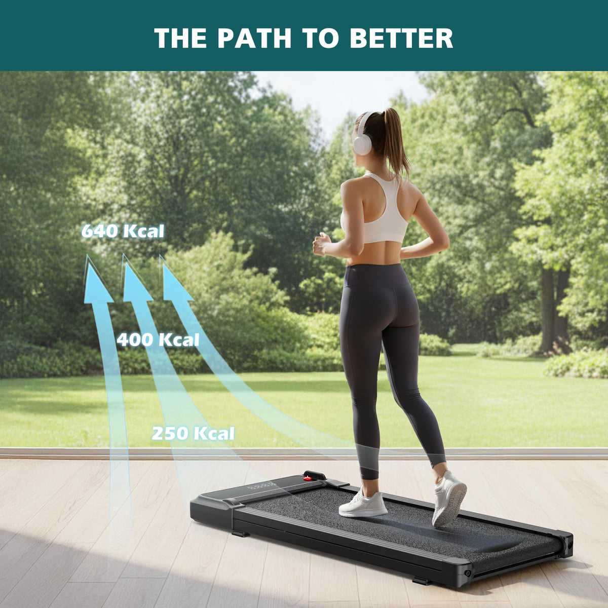 3-in-1 Walking Pad Treadmill H16179