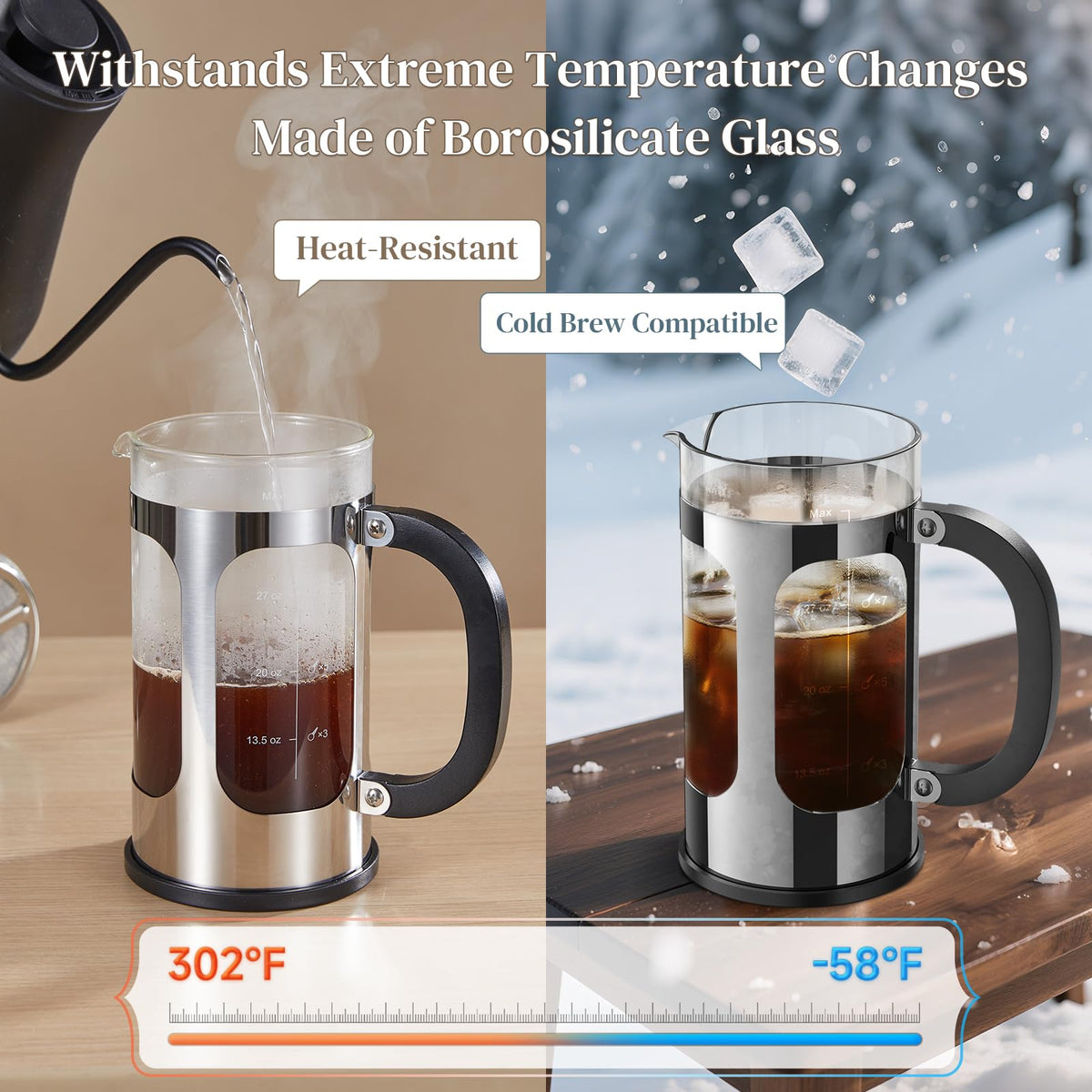 34oz French Press Coffee Maker P6524